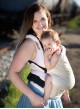 Adjustable Baby Carrier Grow Up Wrap: My Angels First Woven Natural- 60% Cotton 40% Bamboo