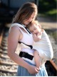 Adjustable Baby Carrier Grow Up Wrap: My Angels First Woven Natural- 60% Cotton 40% Bamboo