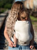Adjustable Baby Carrier Grow Up Wrap: My Angels First Woven Natural, 100% Cotton
