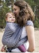Chusta do noszenia dzieci HERRINGBONE GREY - 100% Bawełna, splot żakardowy