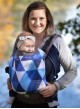 Adjustable Baby Carrier Grow Up: Big Blue Triangles