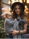 HERRINGBONE MONO RING - 100% Cotton, ring slings, size: 2,1 m, weave jacquard