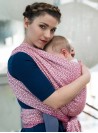LITTLE HEARTS (blue) - 100% Cotton, jacquard
