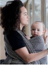 LITTLE HEARTS (ecru) - 100% Cotton, jacquard