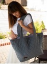 Kinder Hop Graphite Diamonds Shopper Bag