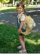 Plecak dziecięcy Kinder Hop Travel Bear Triangles Mustard
